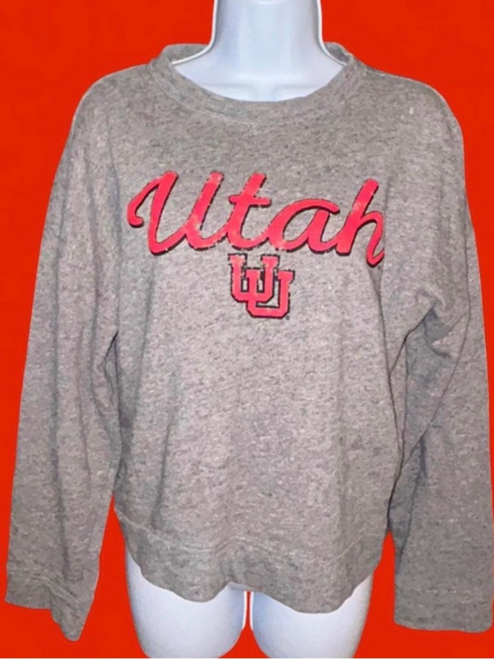 SOLD Official University of Utah Women’s Small Grey Crewneck
